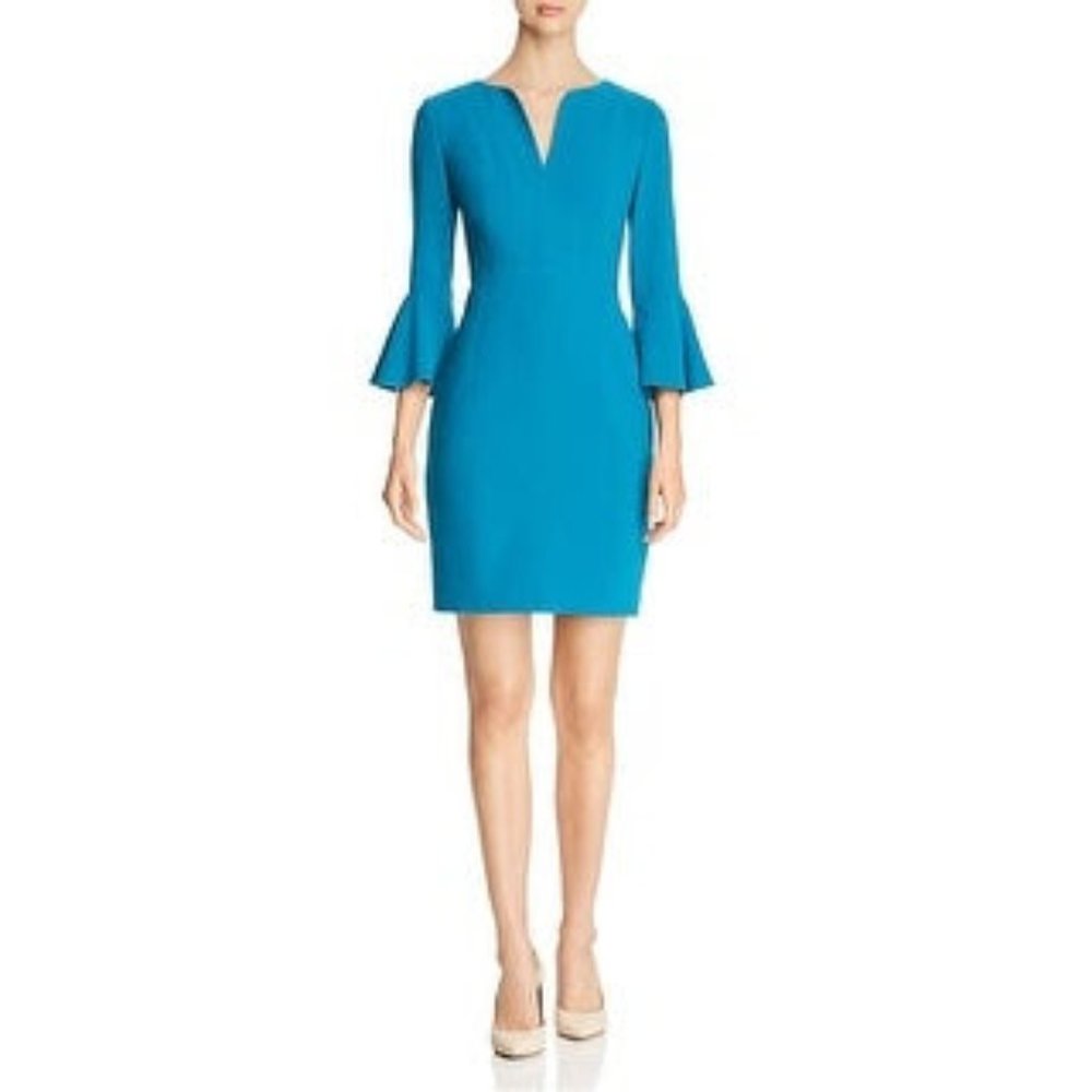 Elie Tahari Natanya Blue Dress Size 2 XS NWT